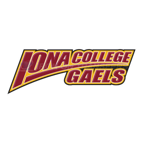 Iona Gaels Logo T-shirts Iron On Transfers N4646 - Click Image to Close